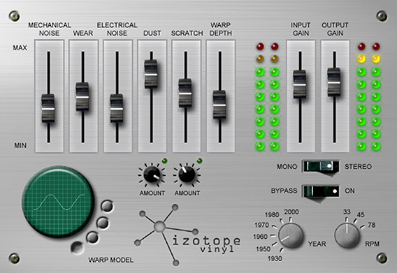 פלאג-אין חינמי מומלץ: iZotope Vinyl