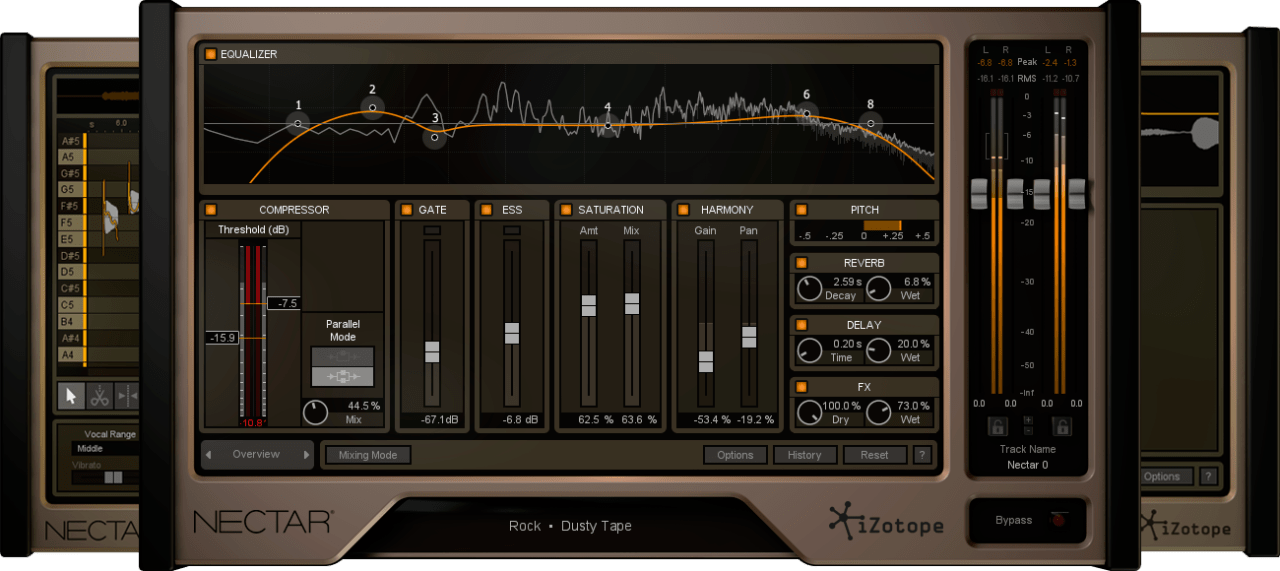 פלאגין מומלץ למיקס שירה, iZotope Nectar 2 Production Suite