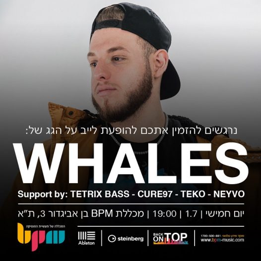 Whales + אמנים אורחים בהופעה חיה על גג מכללת BPM